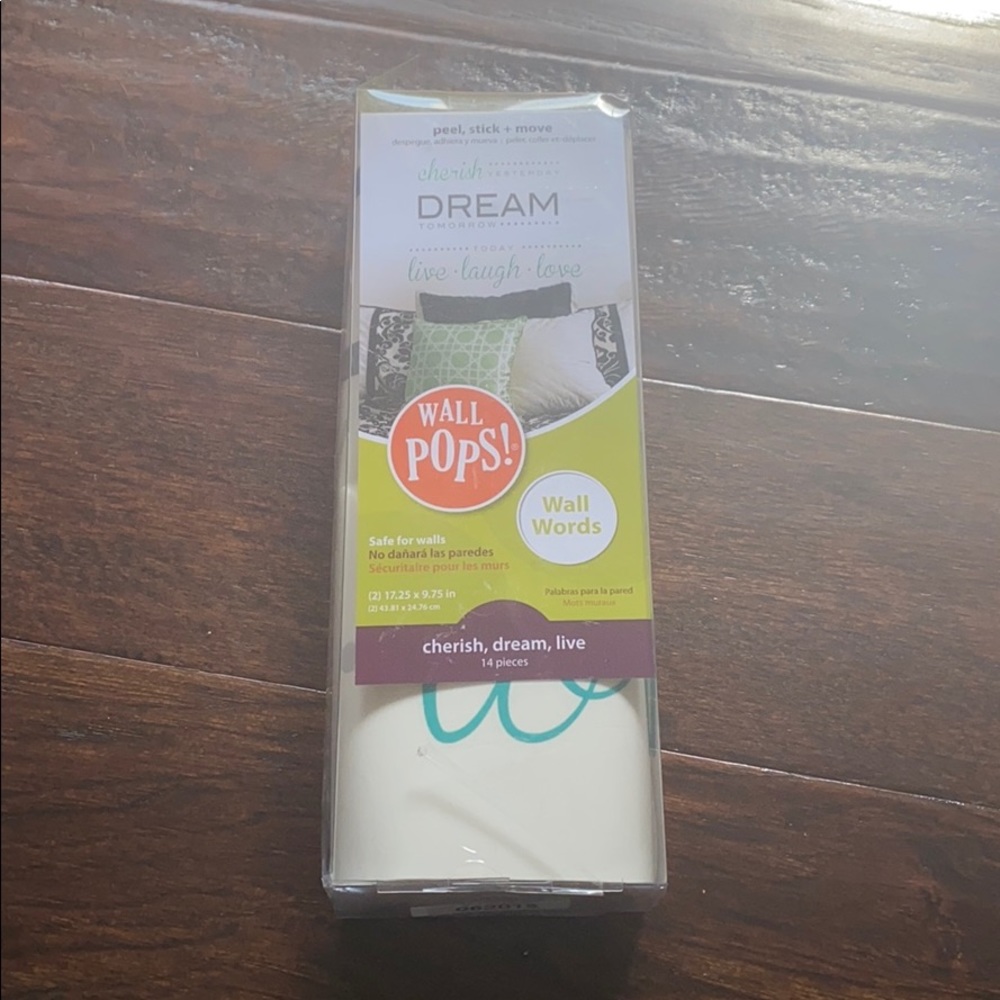 Cherish, Dream, Live WALL POPS! Wall Words